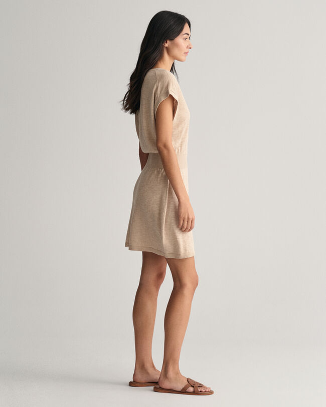 Klänning i linneblandning