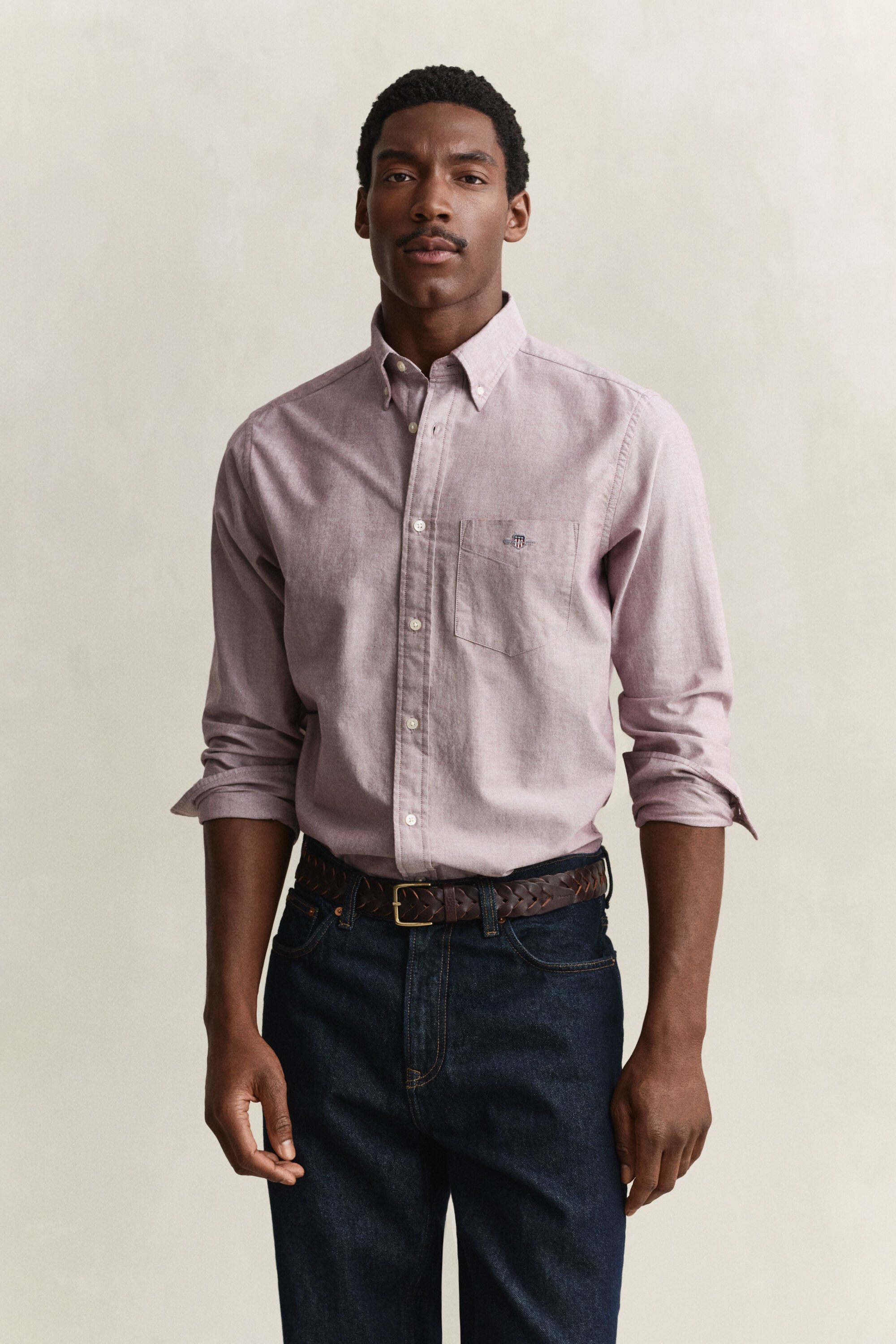 Klassisk oxfordskjorta med regular fit