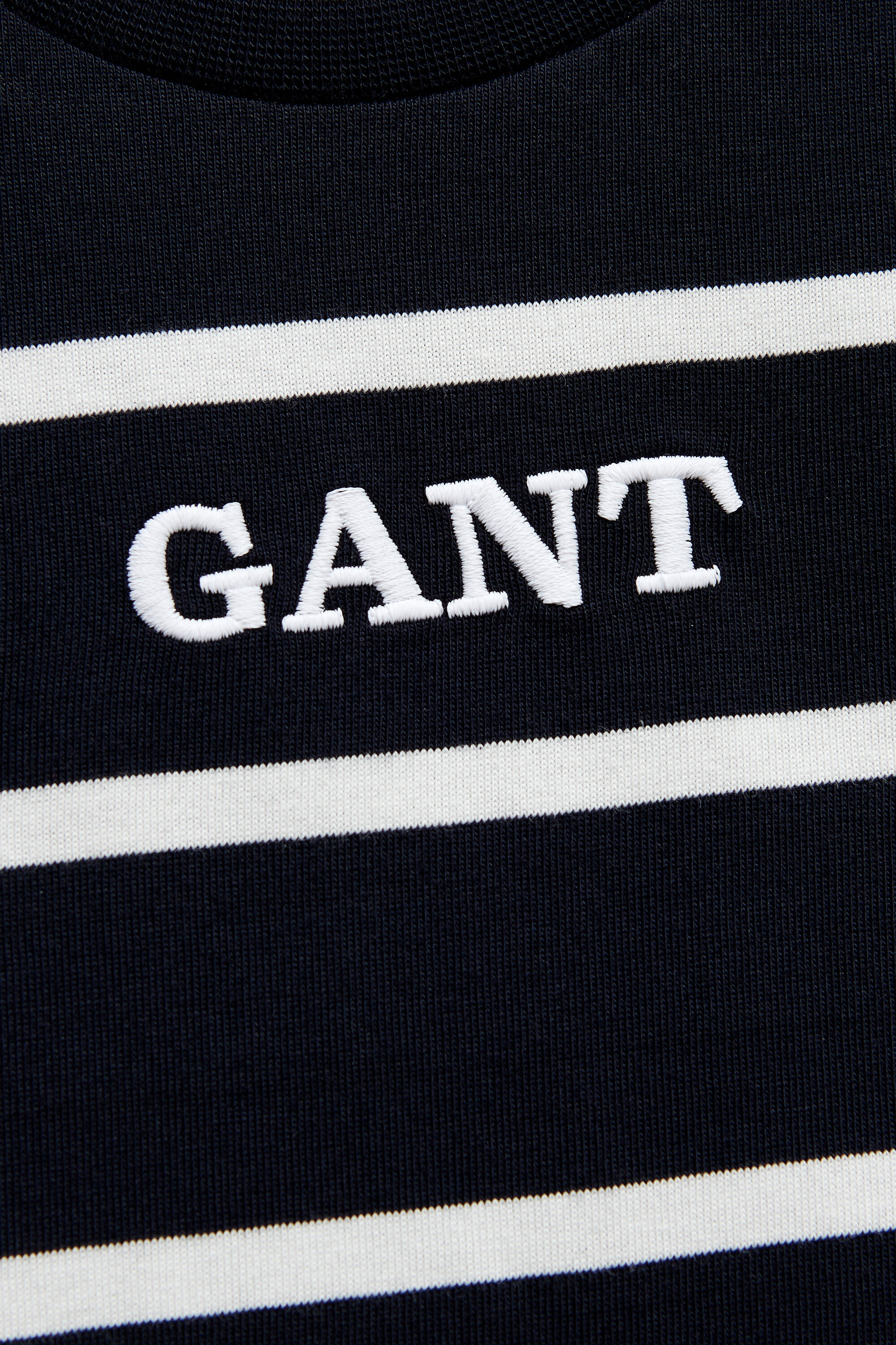 Boys randig T-shirt med logo