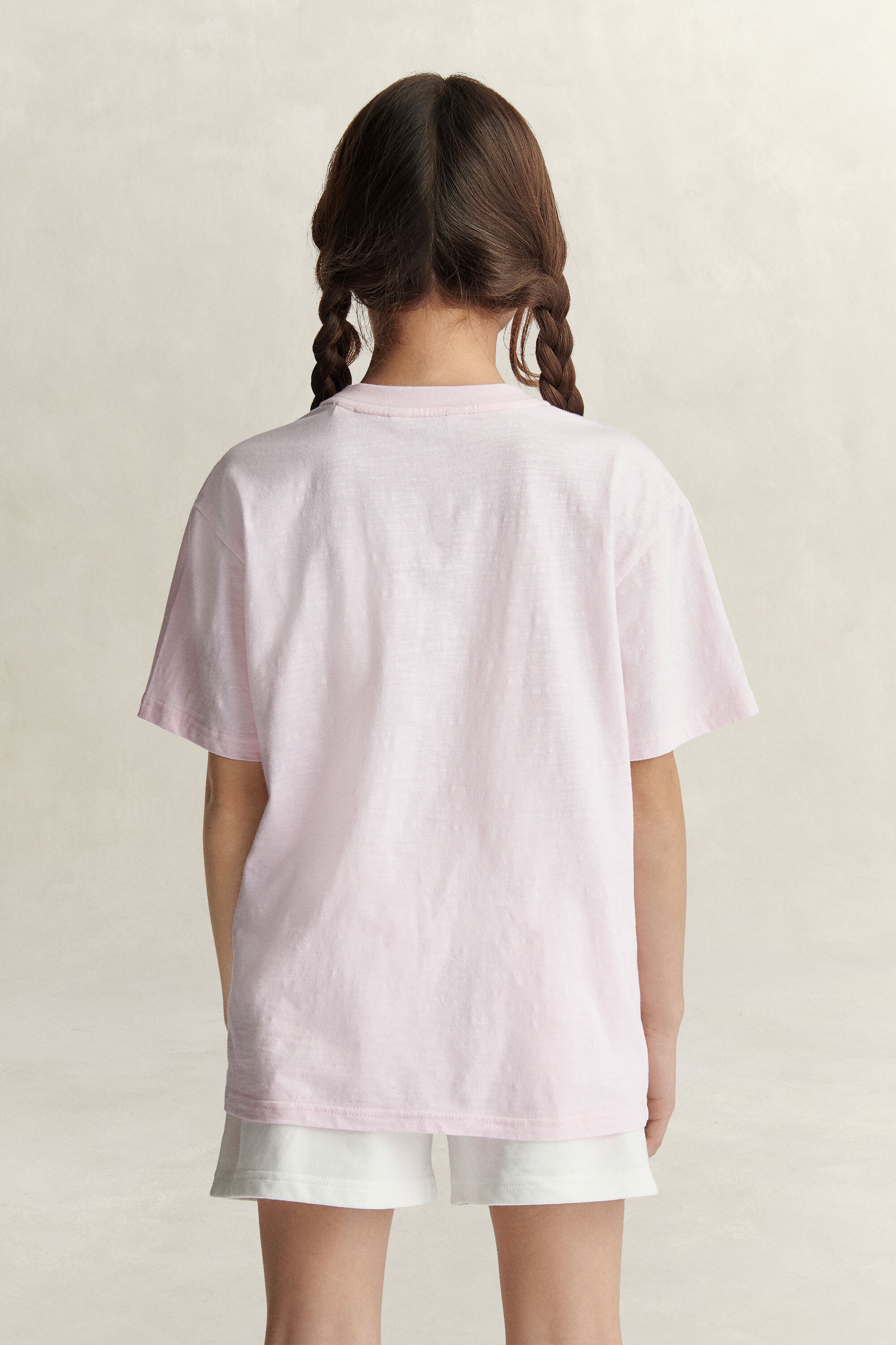 Teen Girls grovspunnen T-shirt