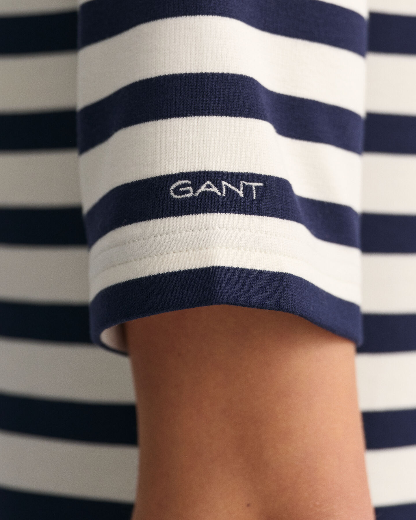 Randig T-shirtklänning