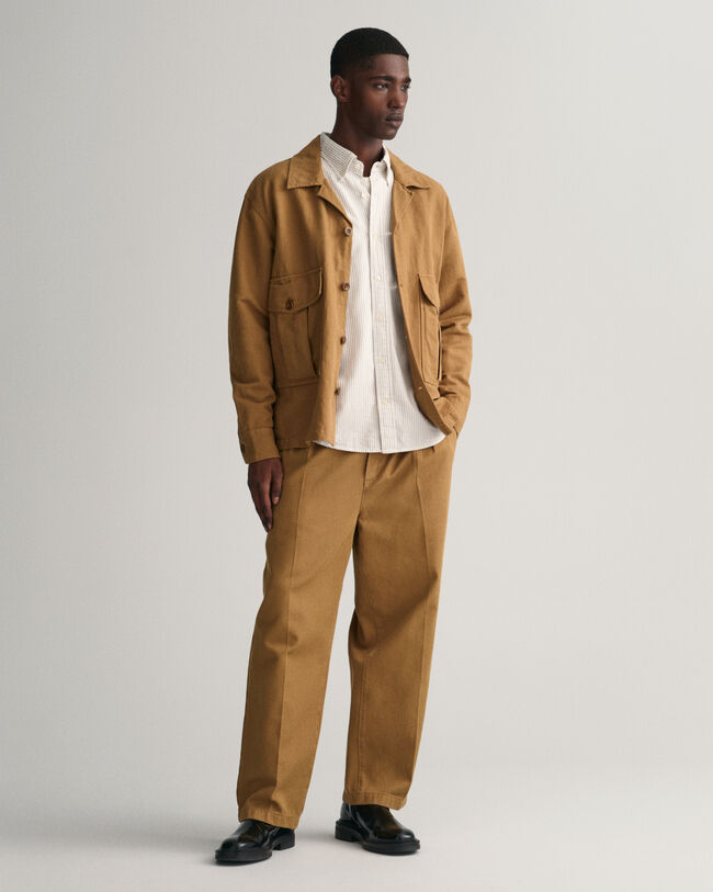 Relaxed fit Archive randig oxfordskjorta