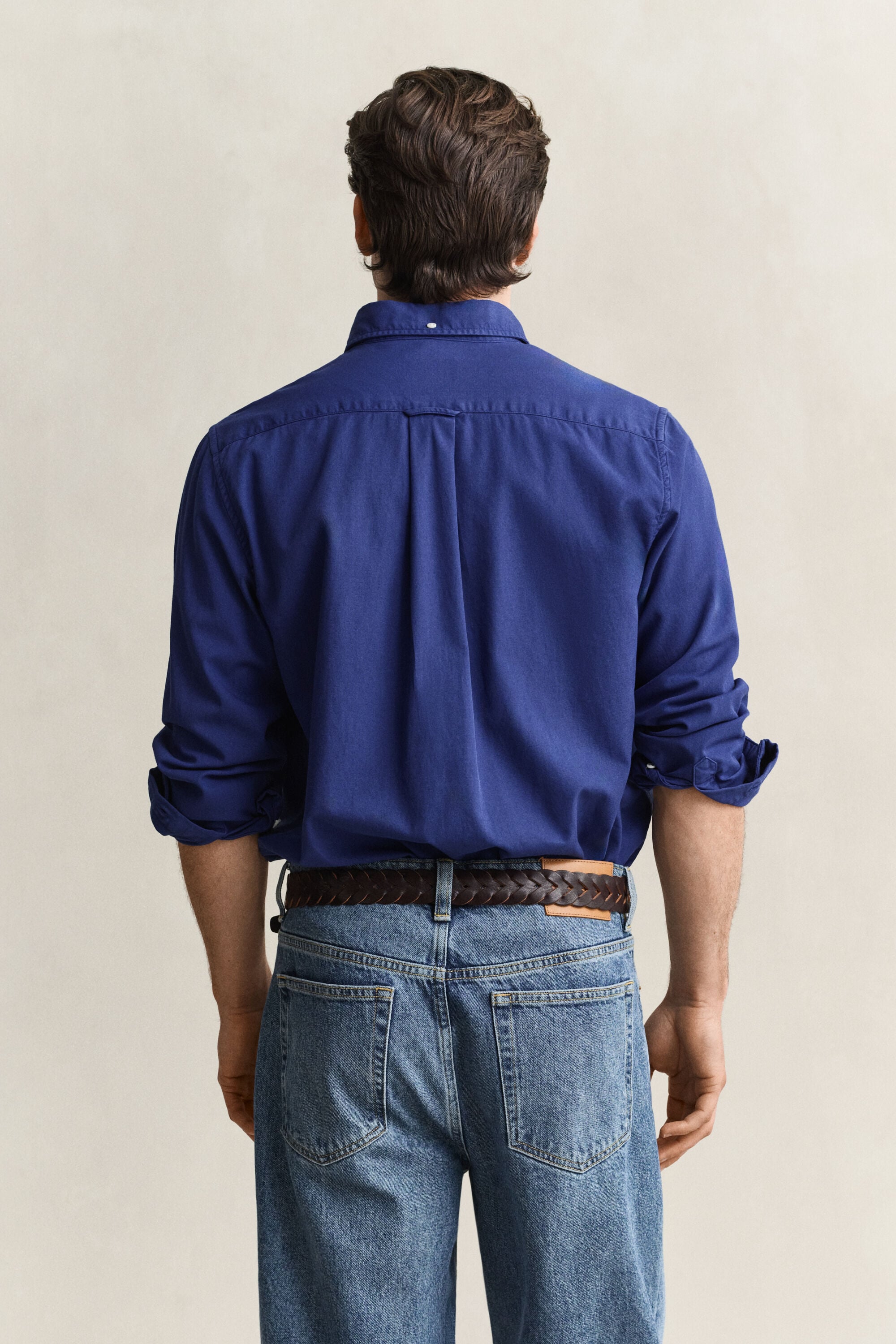Regular fit twillskjorta