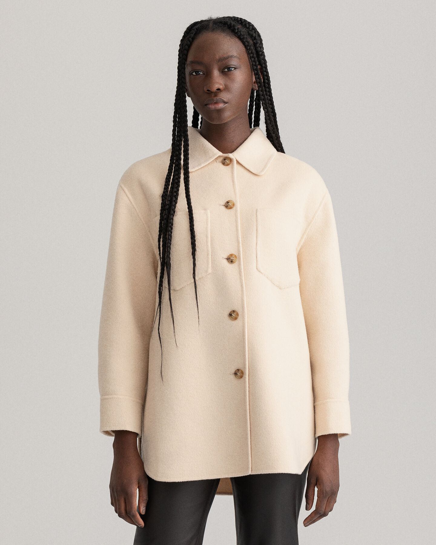 Handsydd skjortjacka