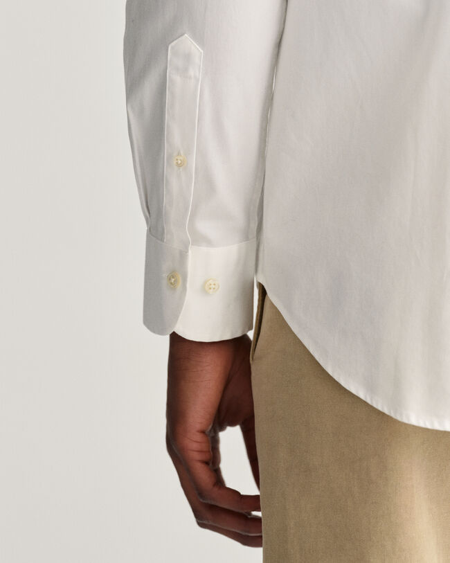 Regular Fit Pinpointv&auml;vd oxfordskjorta