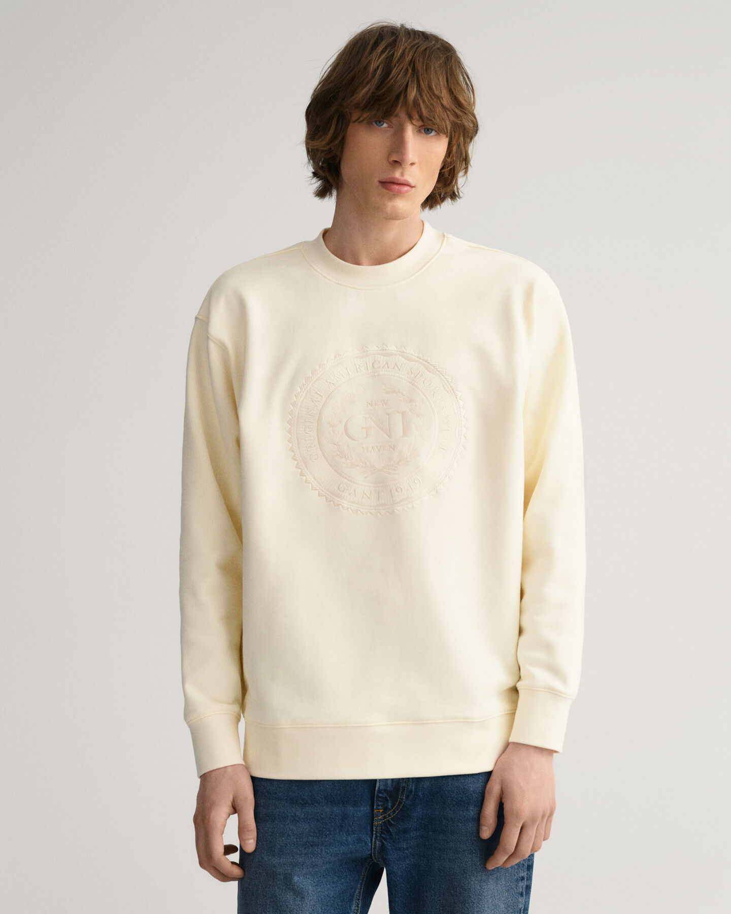 Monogram crew neck sweatshirt