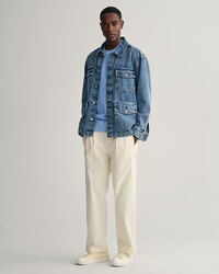 Sunfaded rundhalsad sweatshirt