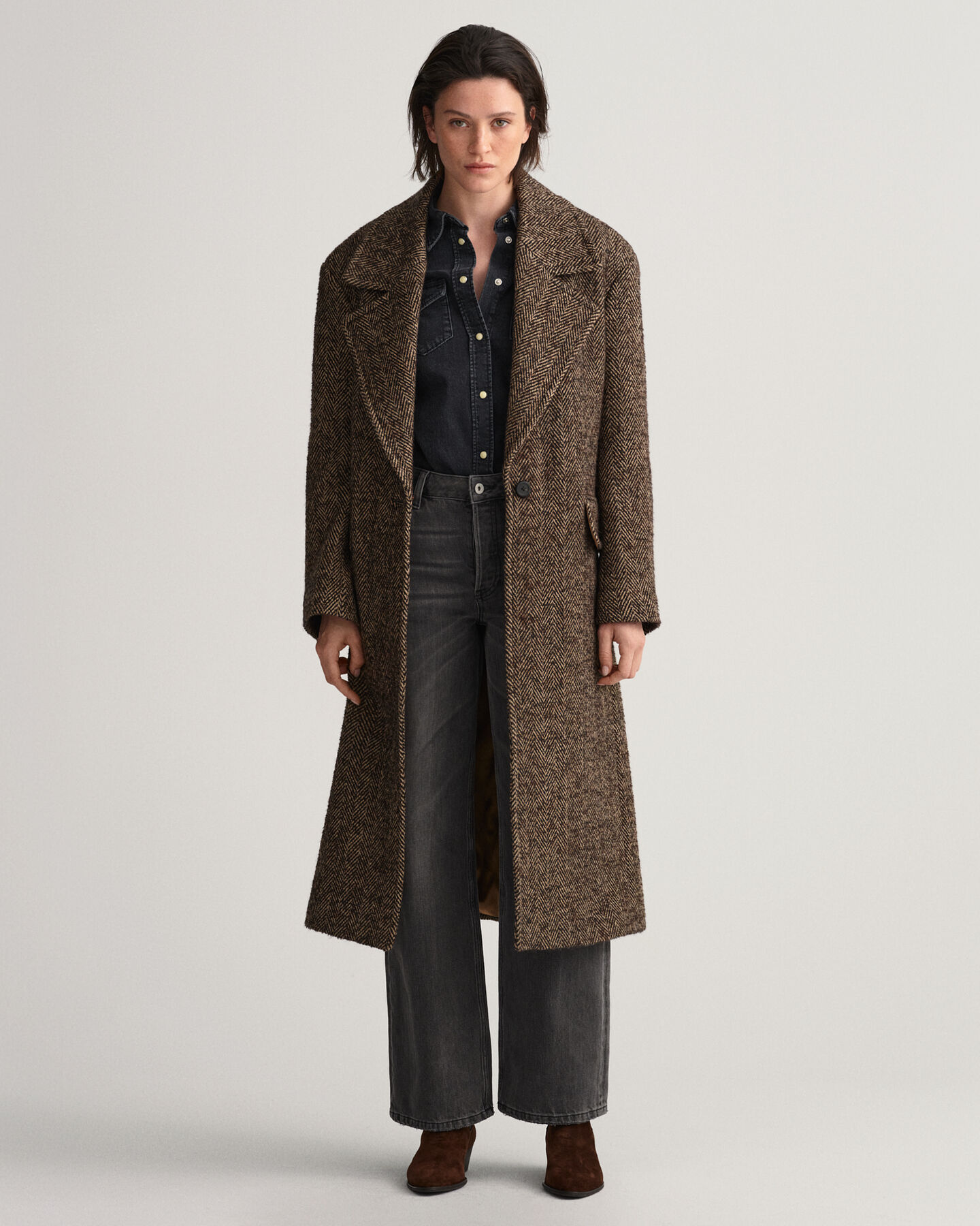 Regular fit denimskjorta