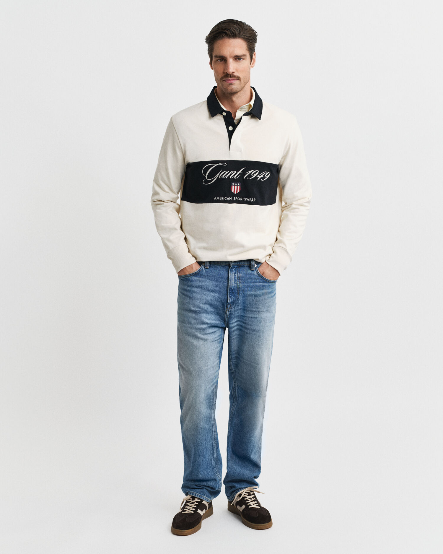 Heavy Rugger med färgblock