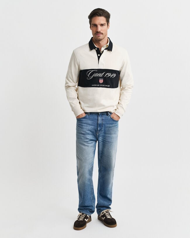 Heavy Rugger med färgblock