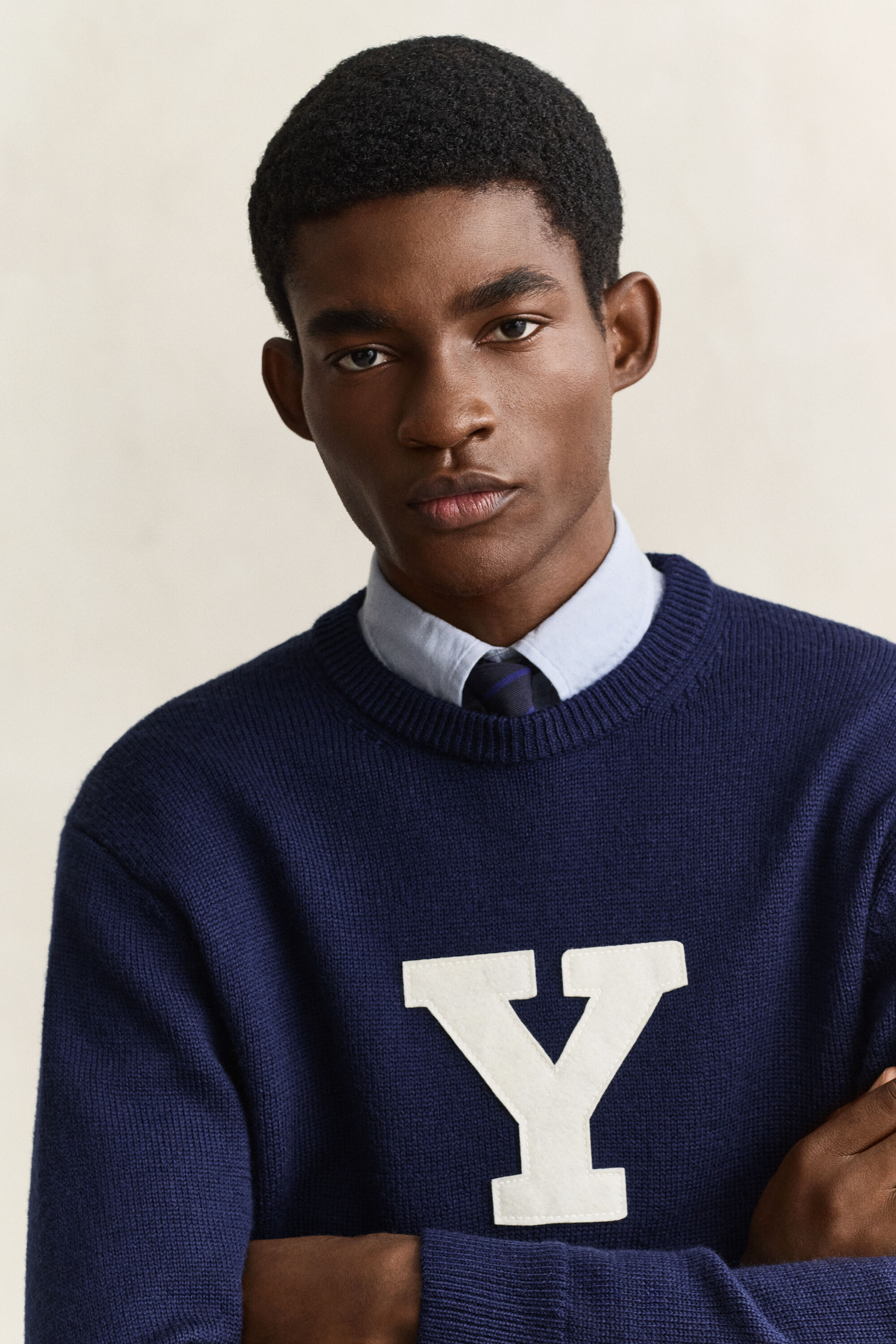 Gant x Yale tröja i merinoull