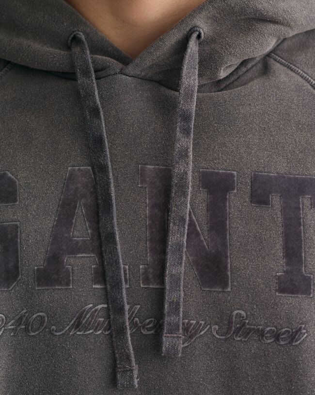 Hoodie i vintagetv&auml;tt