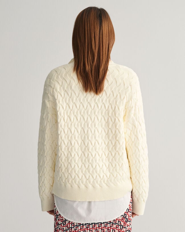 Bomullskofta med struktur