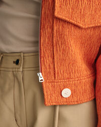 Cropped boucléjacka