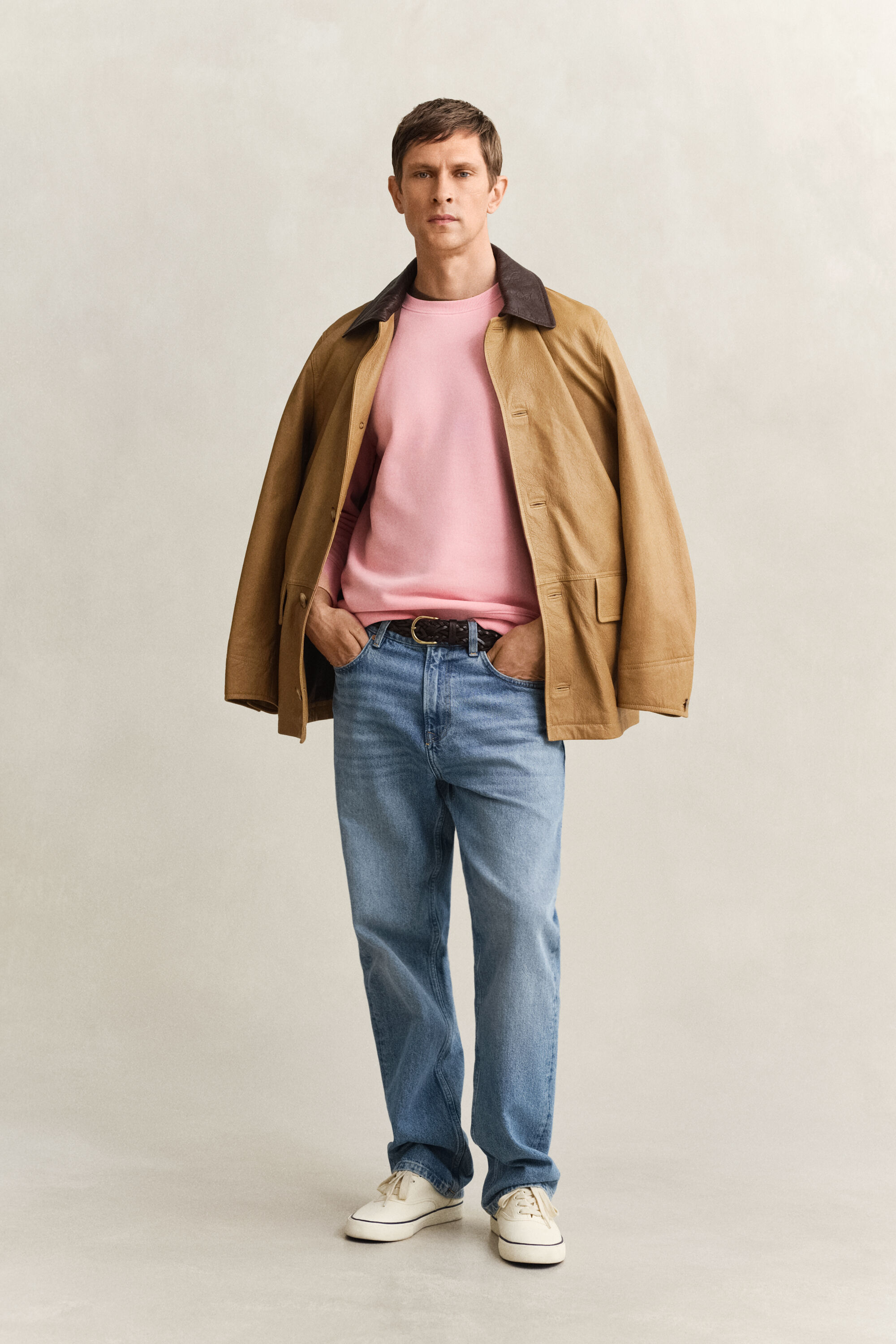 Shield sweatshirt med rund hals