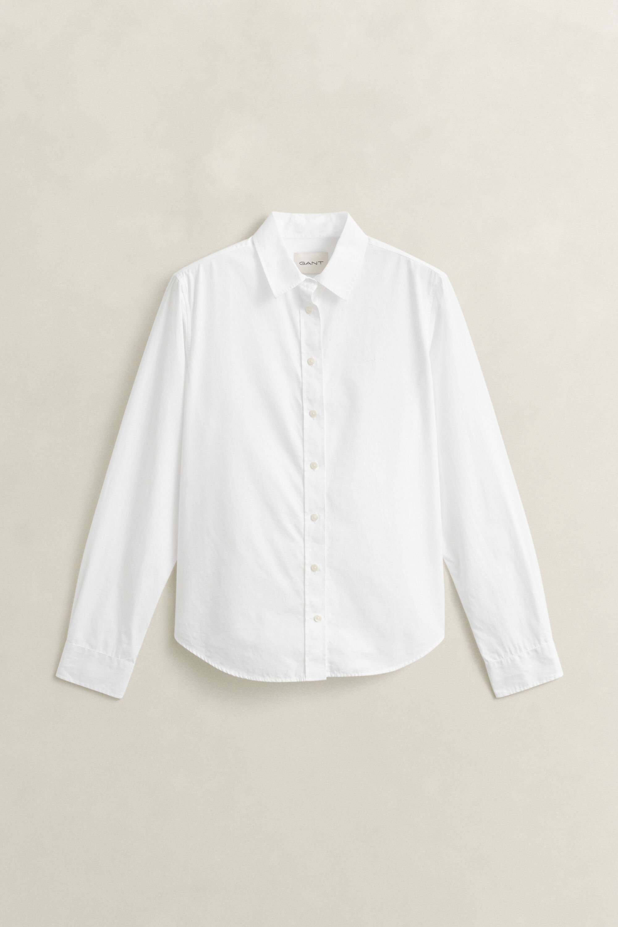 Regular fit klassisk poplinskjorta