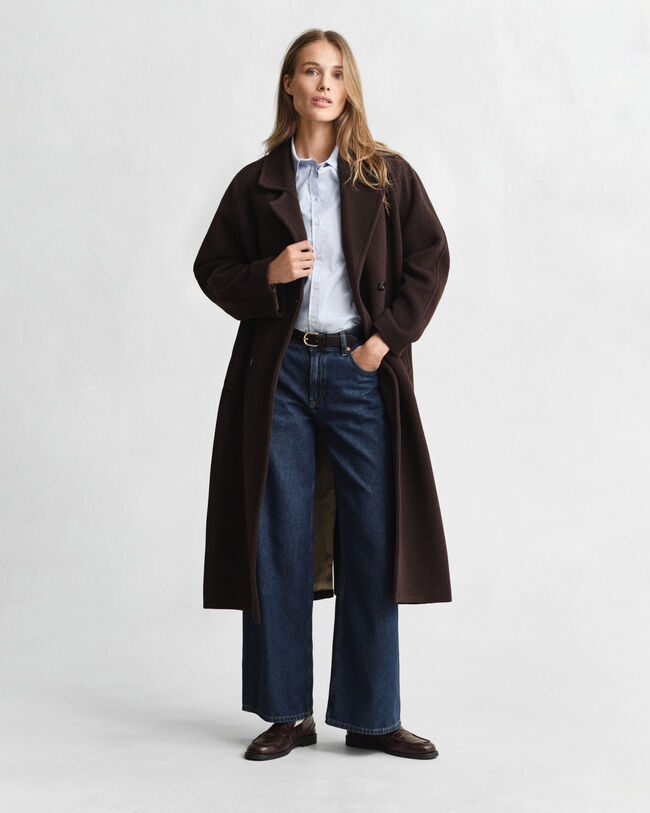 Slim fit oxfordskjorta med stretch