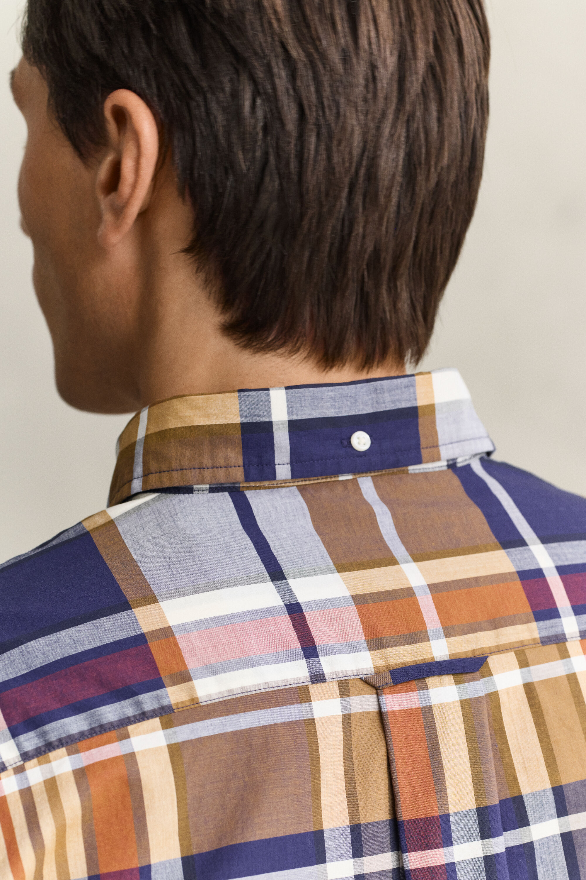 Gant x Yale rutig poplinskjorta