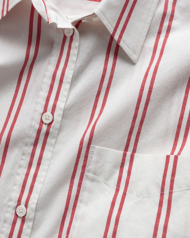 Oversized randig skjorta