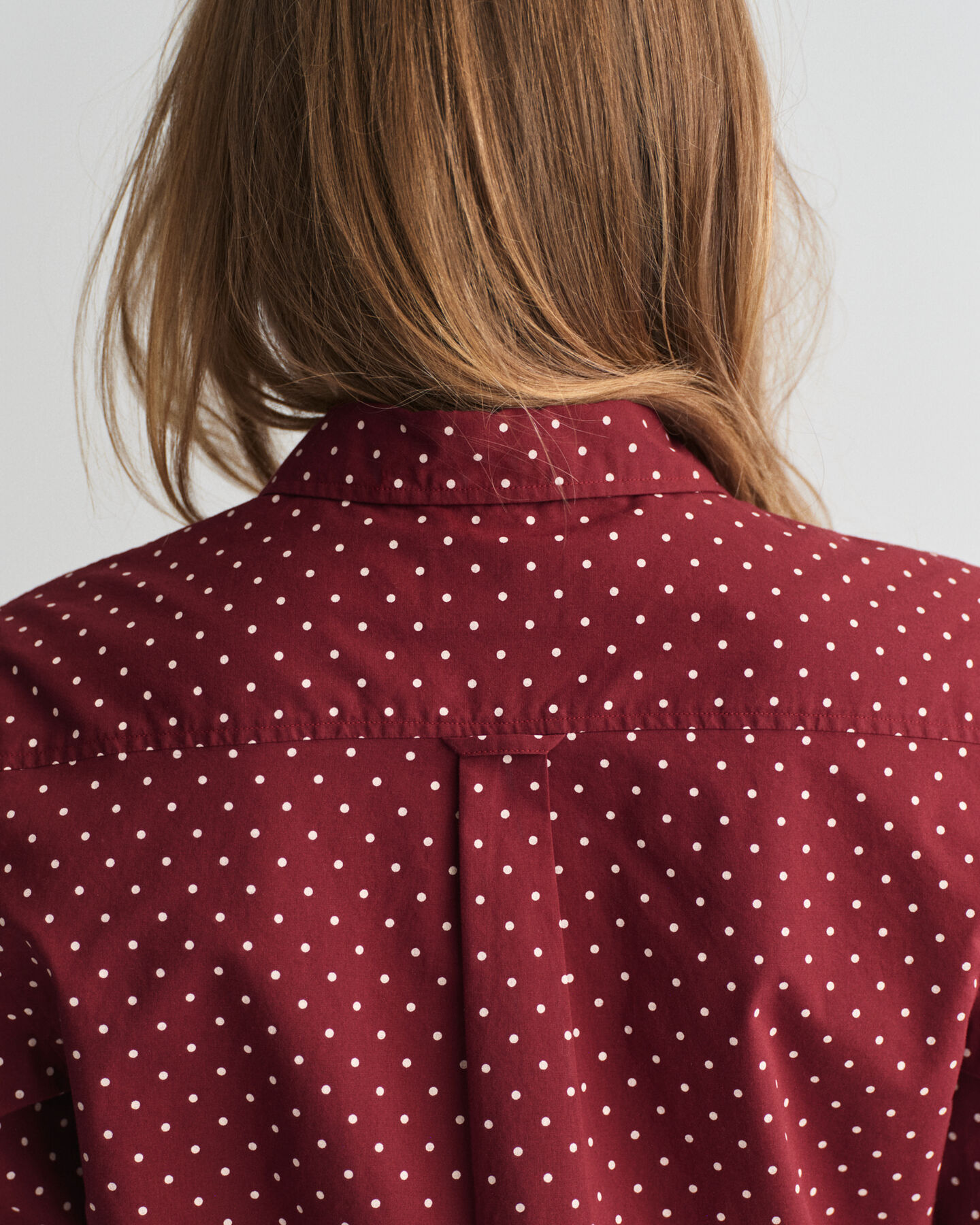 Regular fit prickig skjorta i bomullsvoile