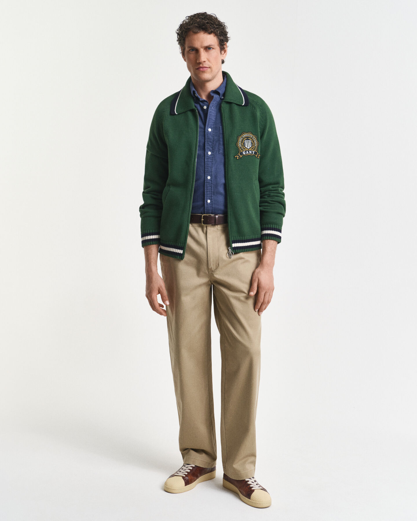 Regular fit manchesterskjorta