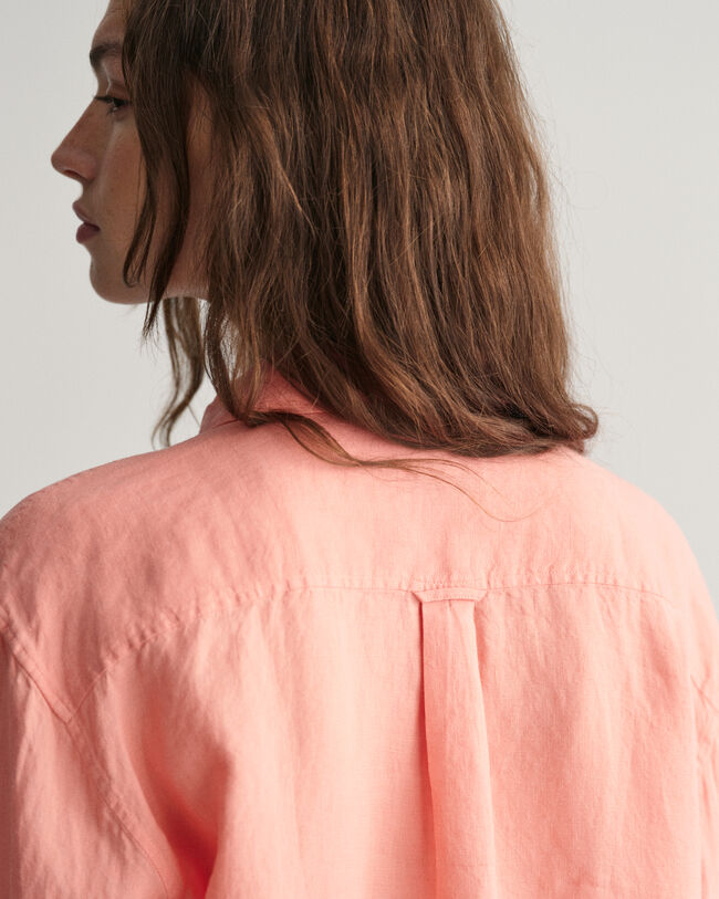 Relaxed fit linneskjorta