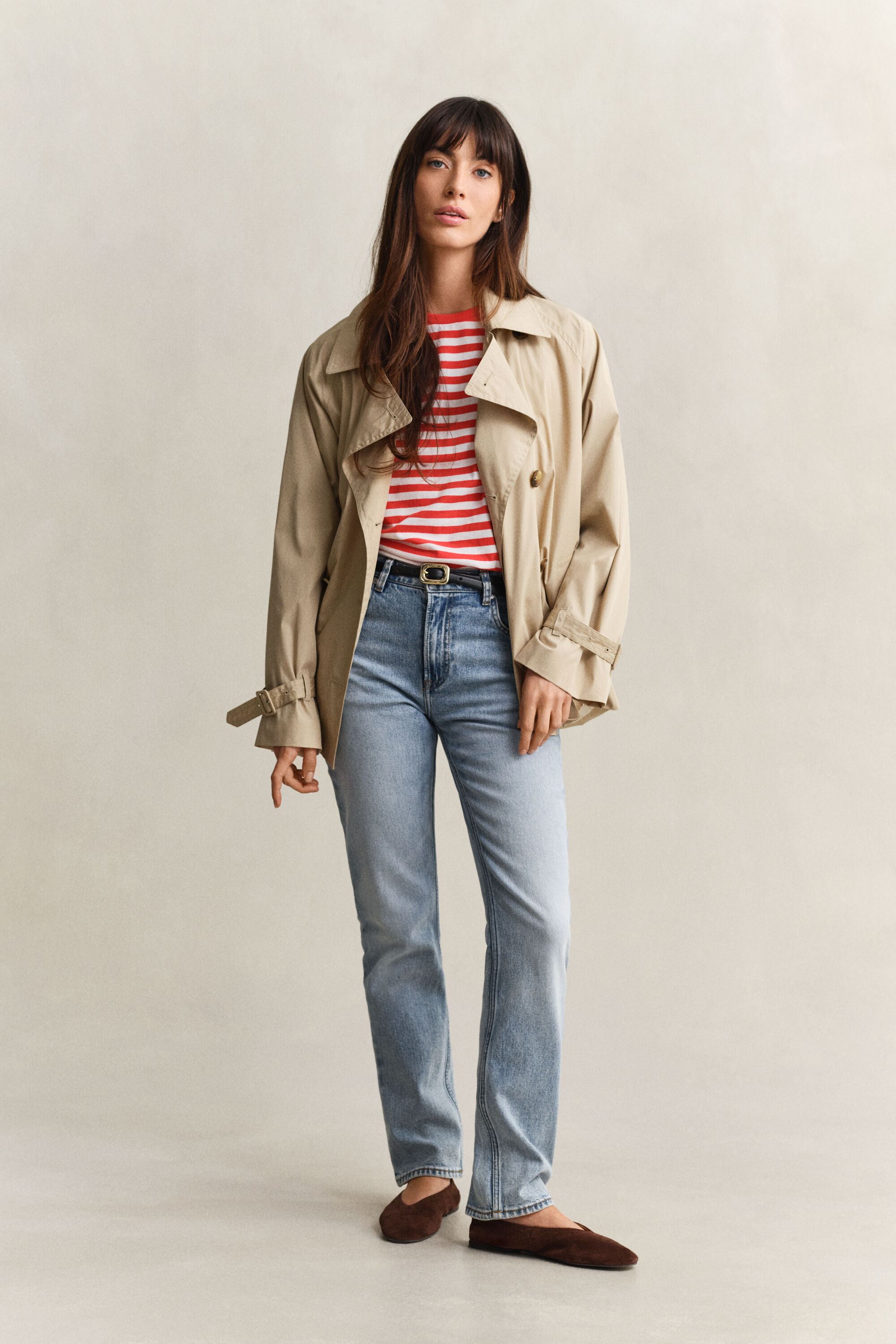 Shield randig T-shirt