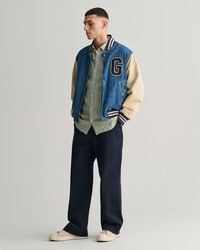 Slim fit linneskjorta