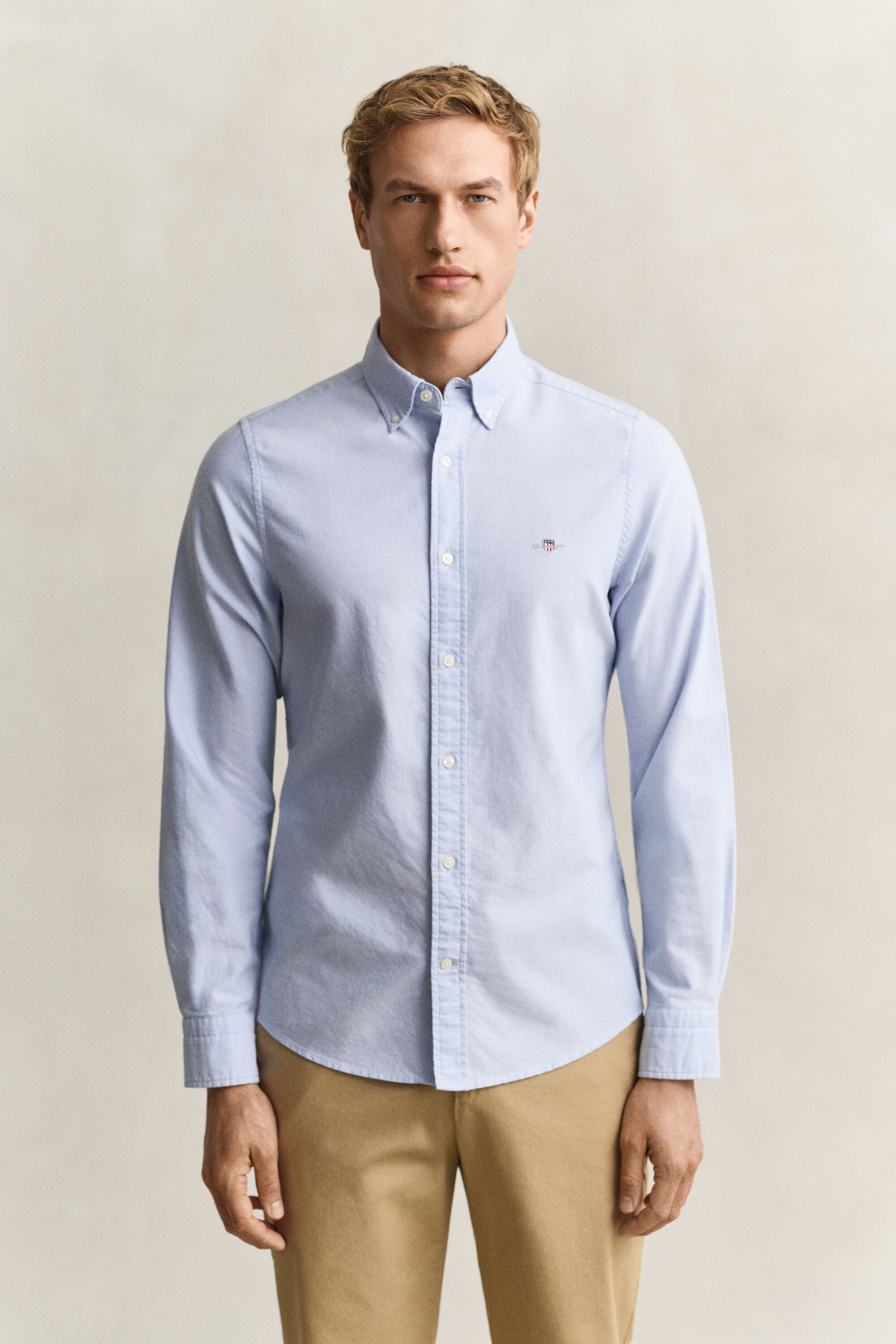 Slim fit klassisk oxfordskjorta