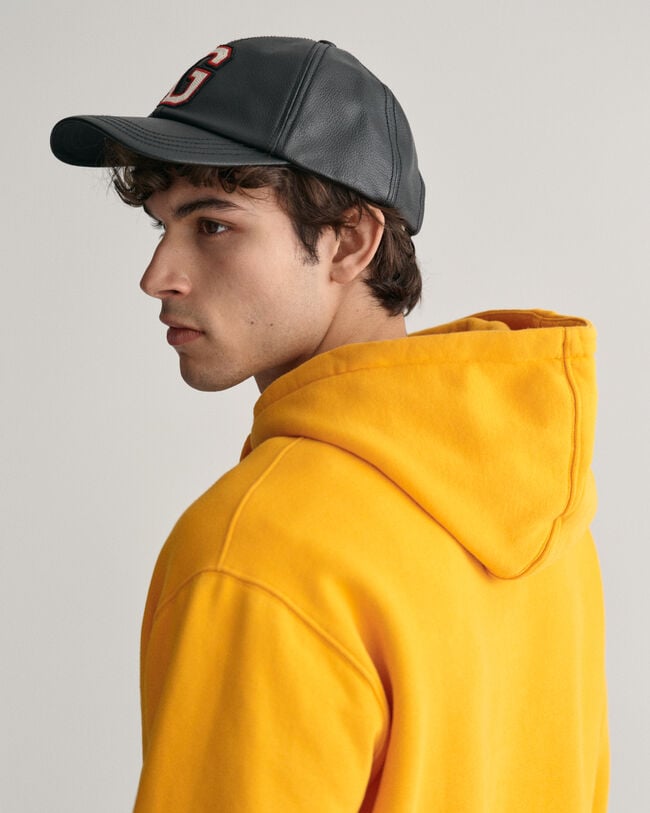 Hoodie med GANT-logotyp