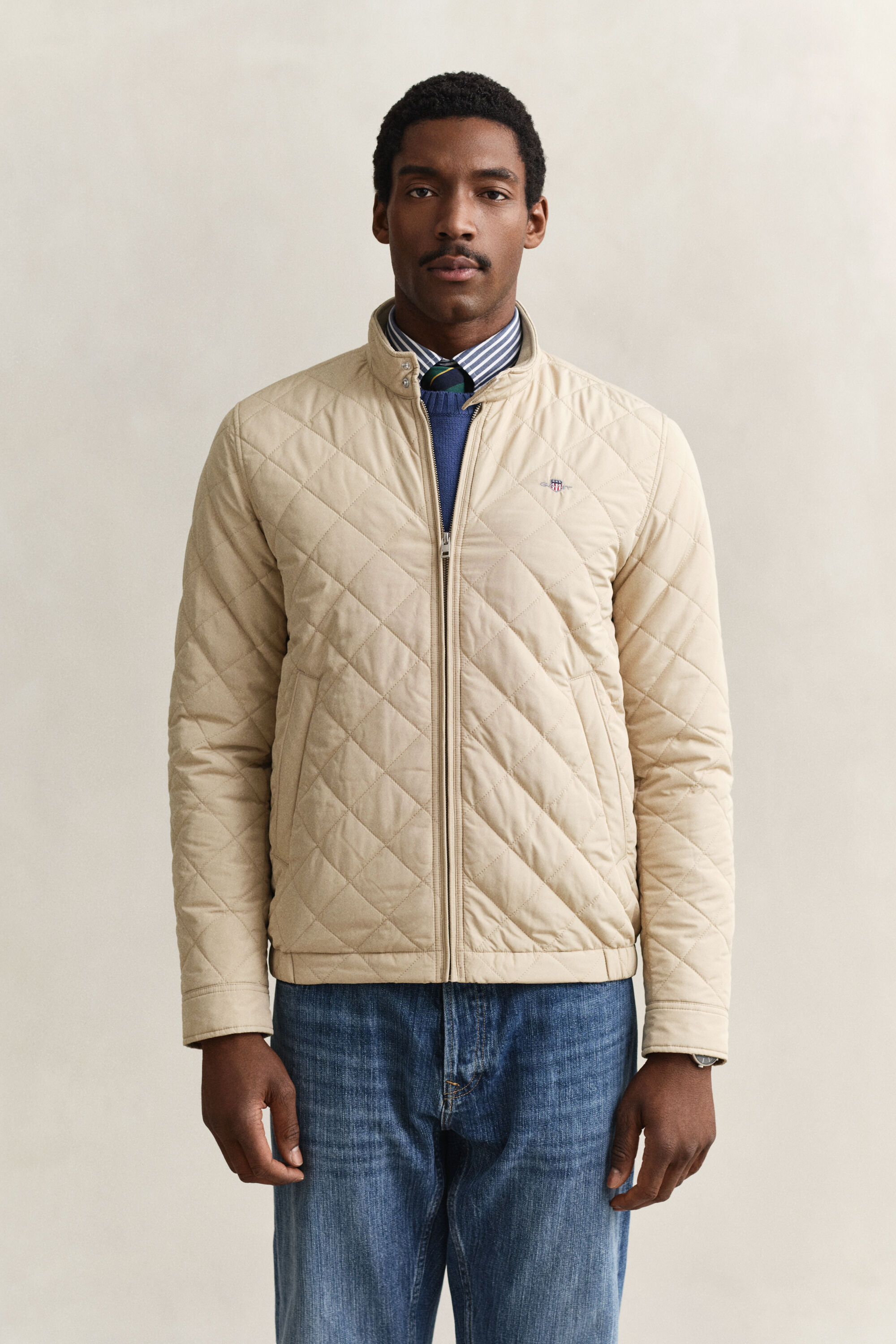 Quiltad Windcheater jacka