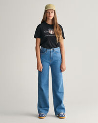 Teen Girls jeans med vida ben