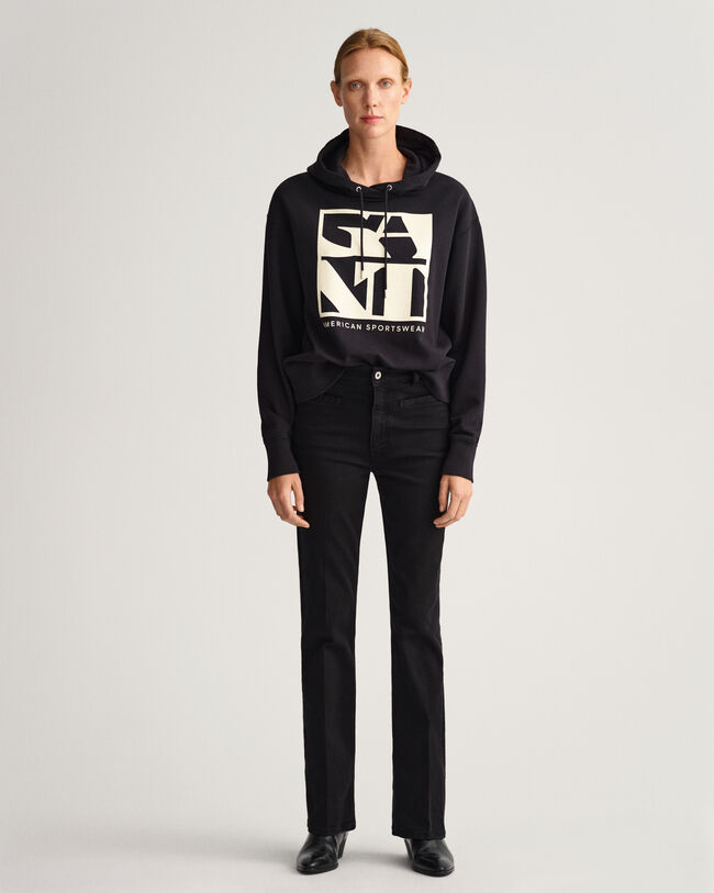 F&auml;rgade utst&auml;llda jeans