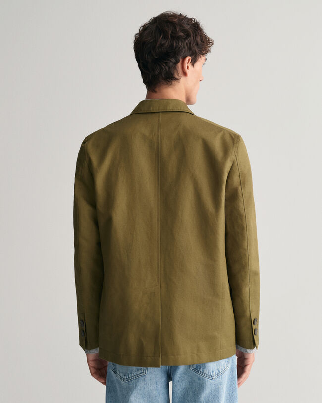 Regular fit bomullskavaj