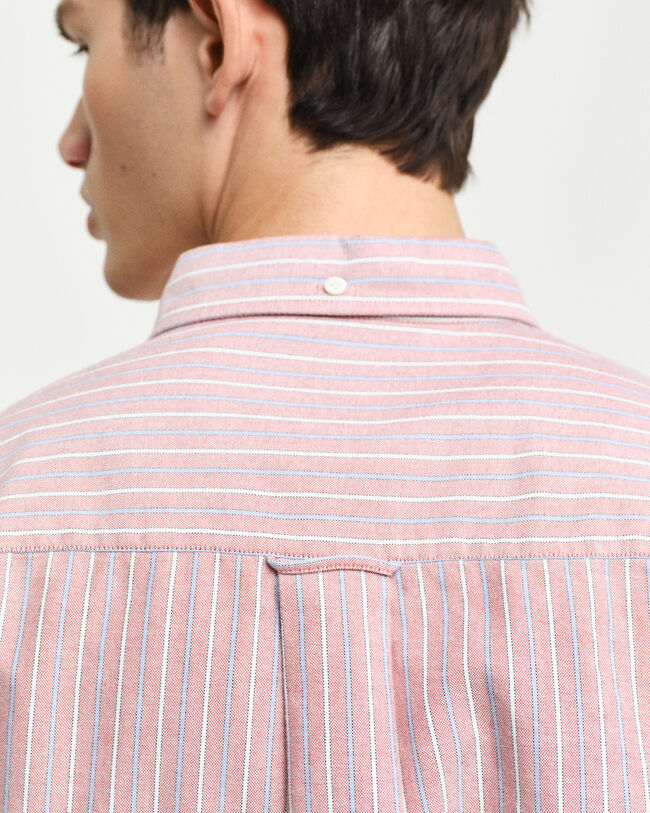 Relaxed fit Heritage randig oxfordskjorta