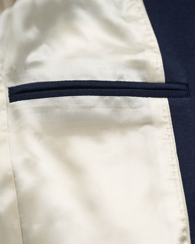 Slim fit kavaj i piké