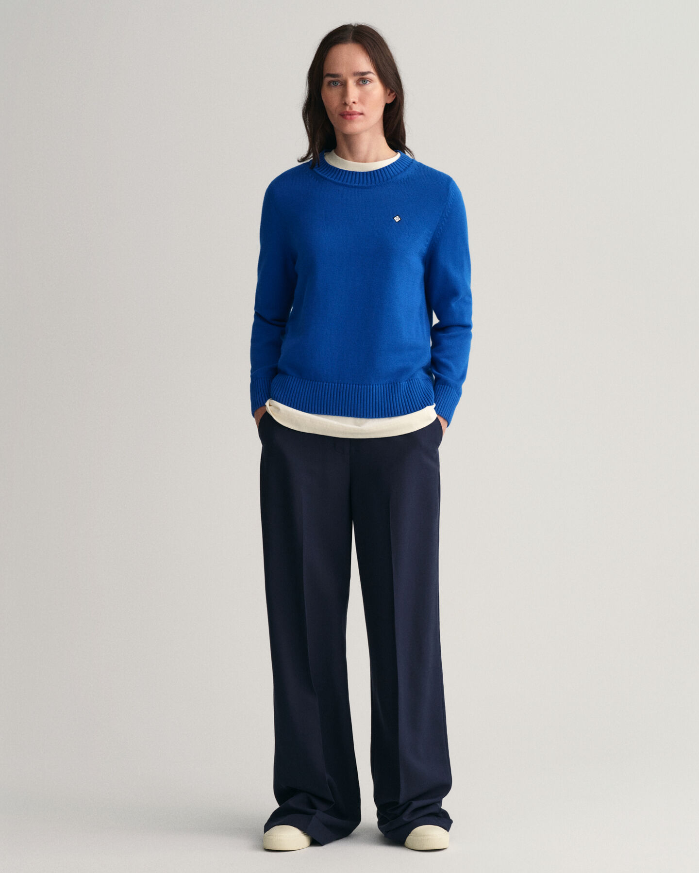 Icon G crew neck bomullstr&ouml;ja