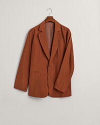 Relaxed fit kostymkavaj i silke