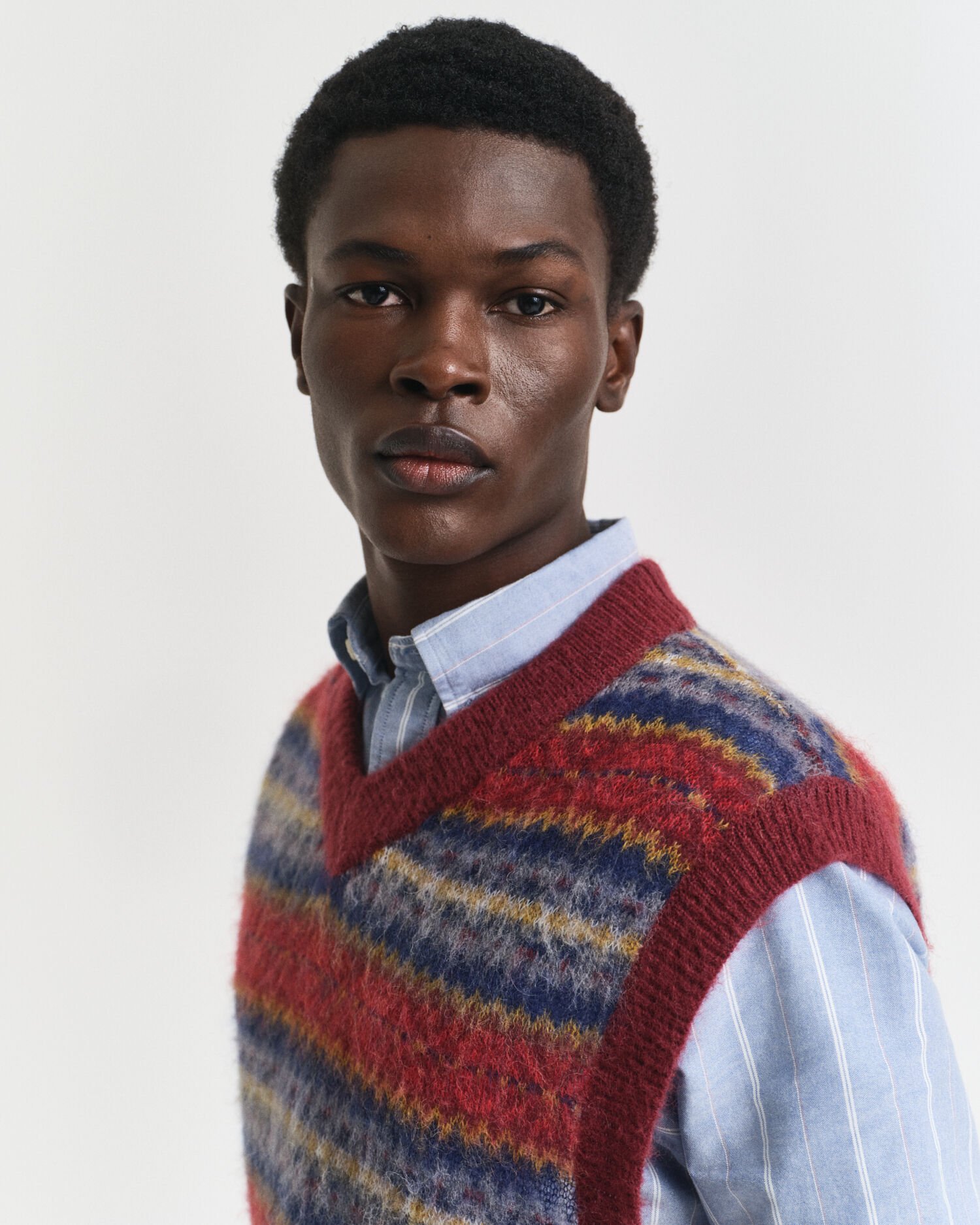 Kammad Fair Isle-väst