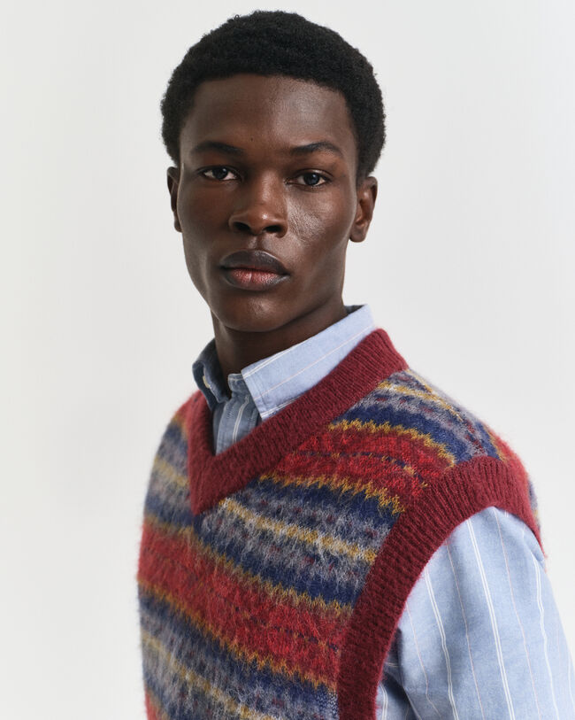 Kammad Fair Isle-väst