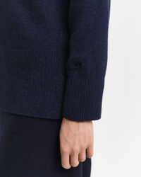 Polotröja i kashmir- och ullblandning