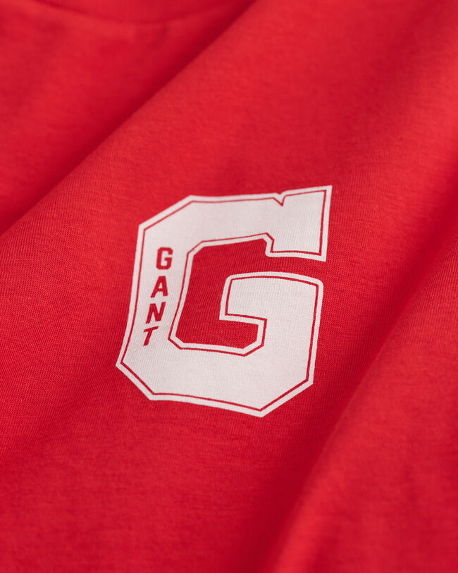 G långärmad T-shirt med rund hals