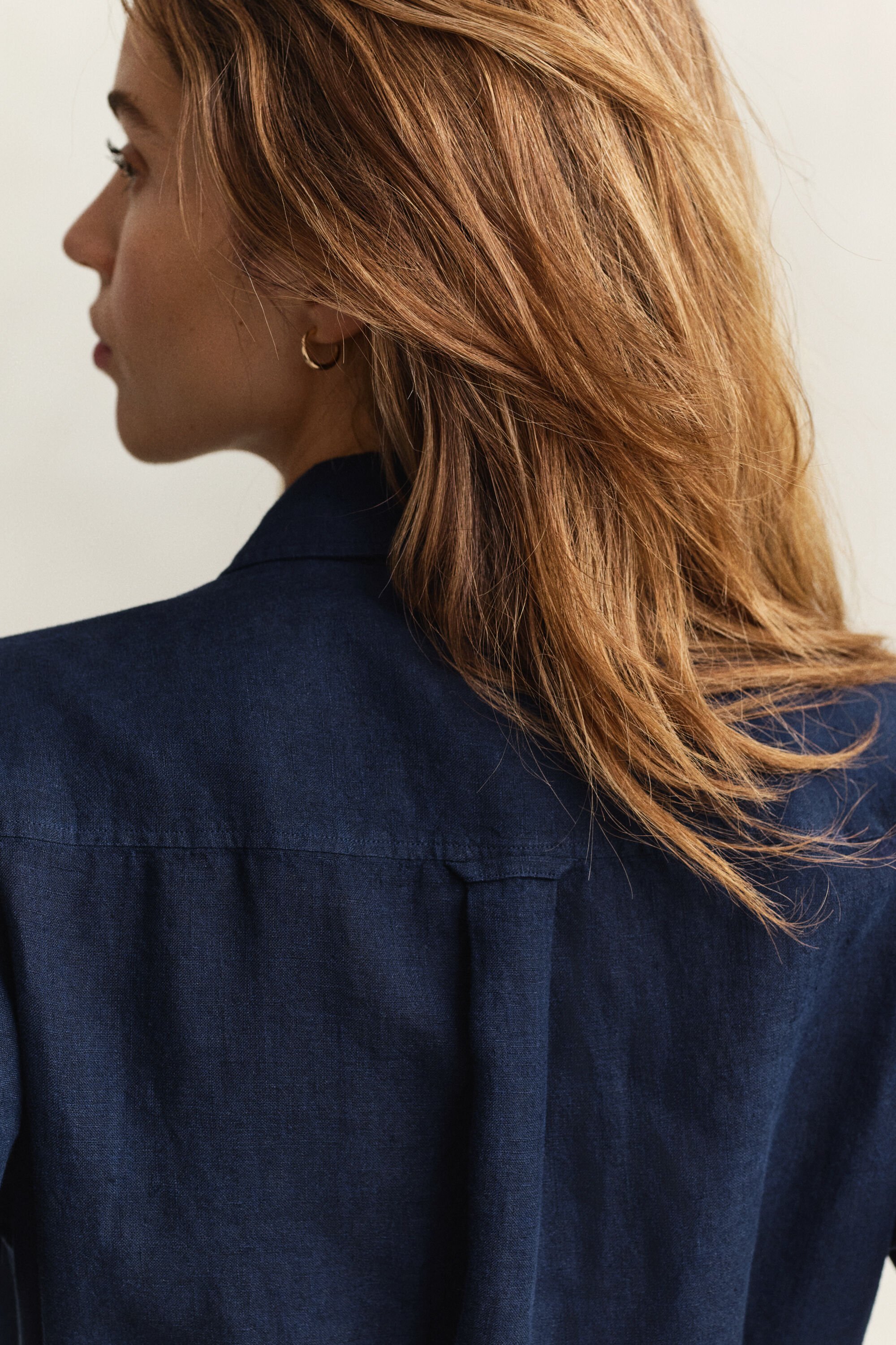 Skjortklänning i linne