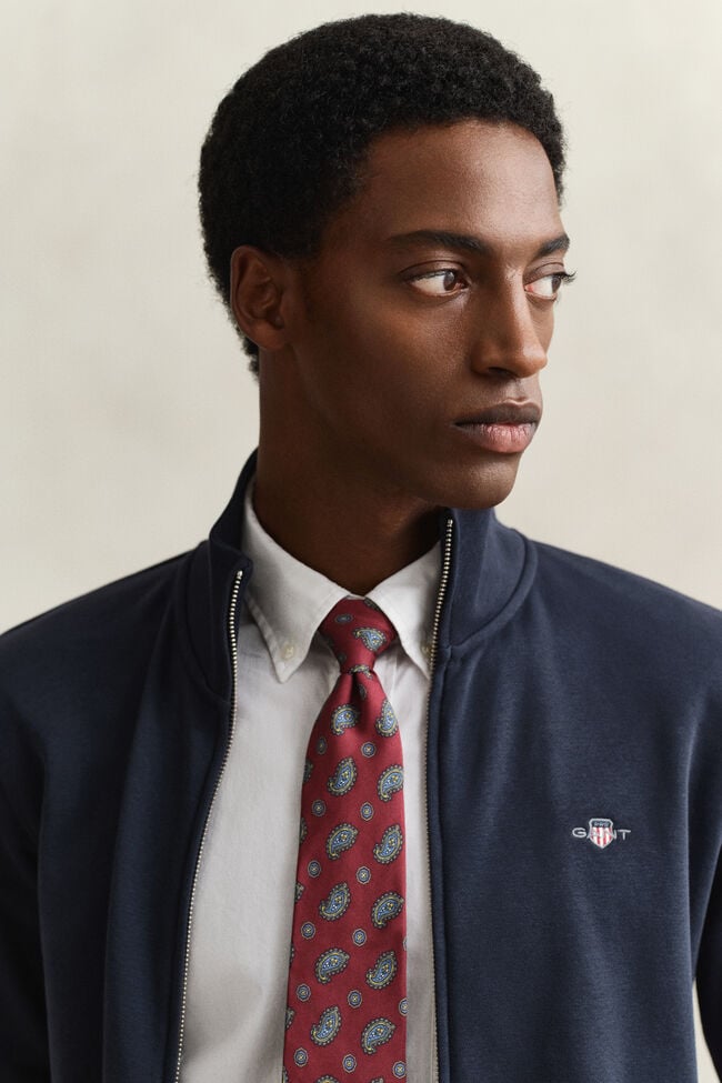 Shield sweatshirt med dragkedja