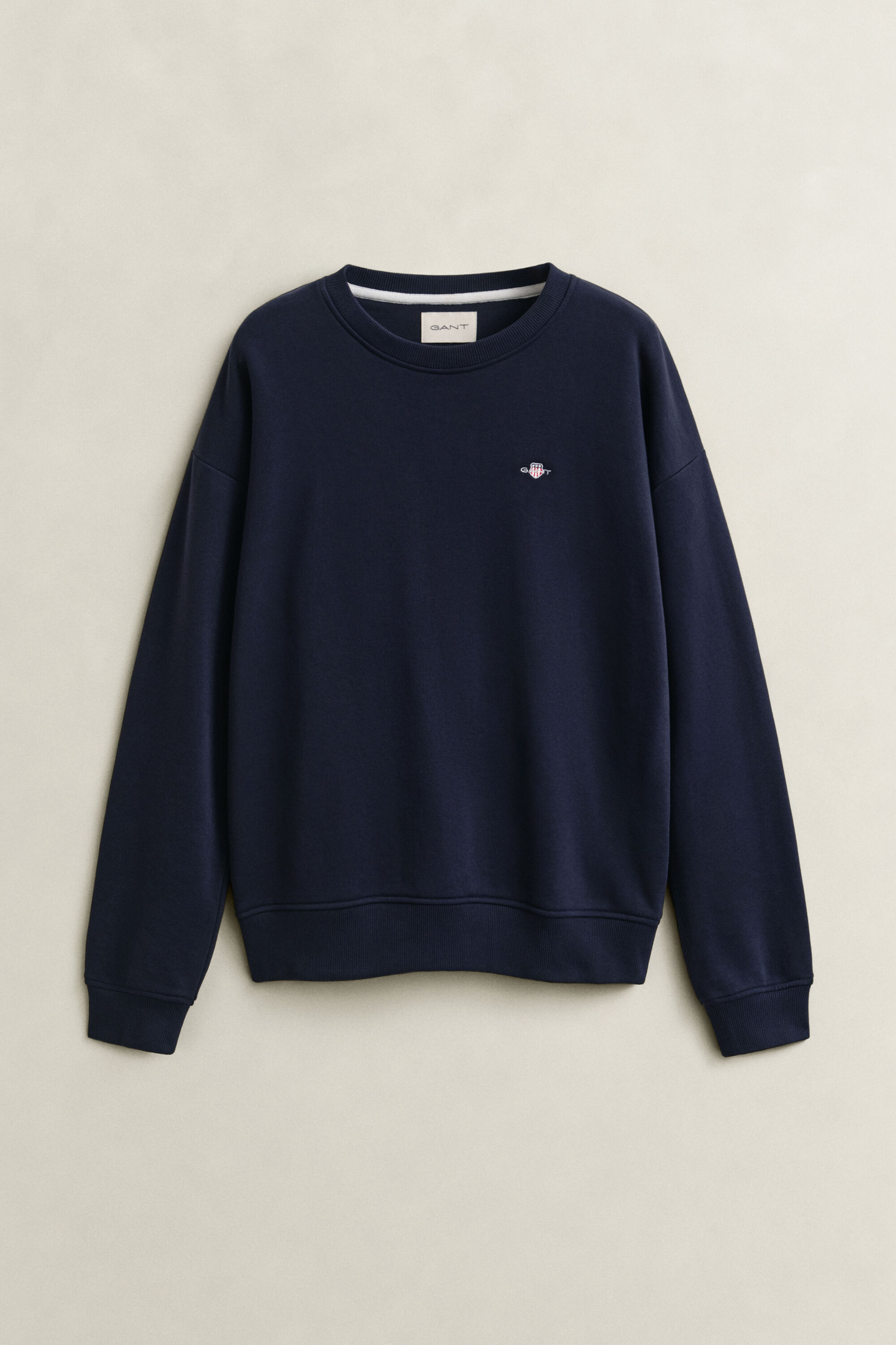 Sweatshirt med sköldemblem