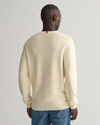 Tunnstickad crew neck tr&ouml;ja