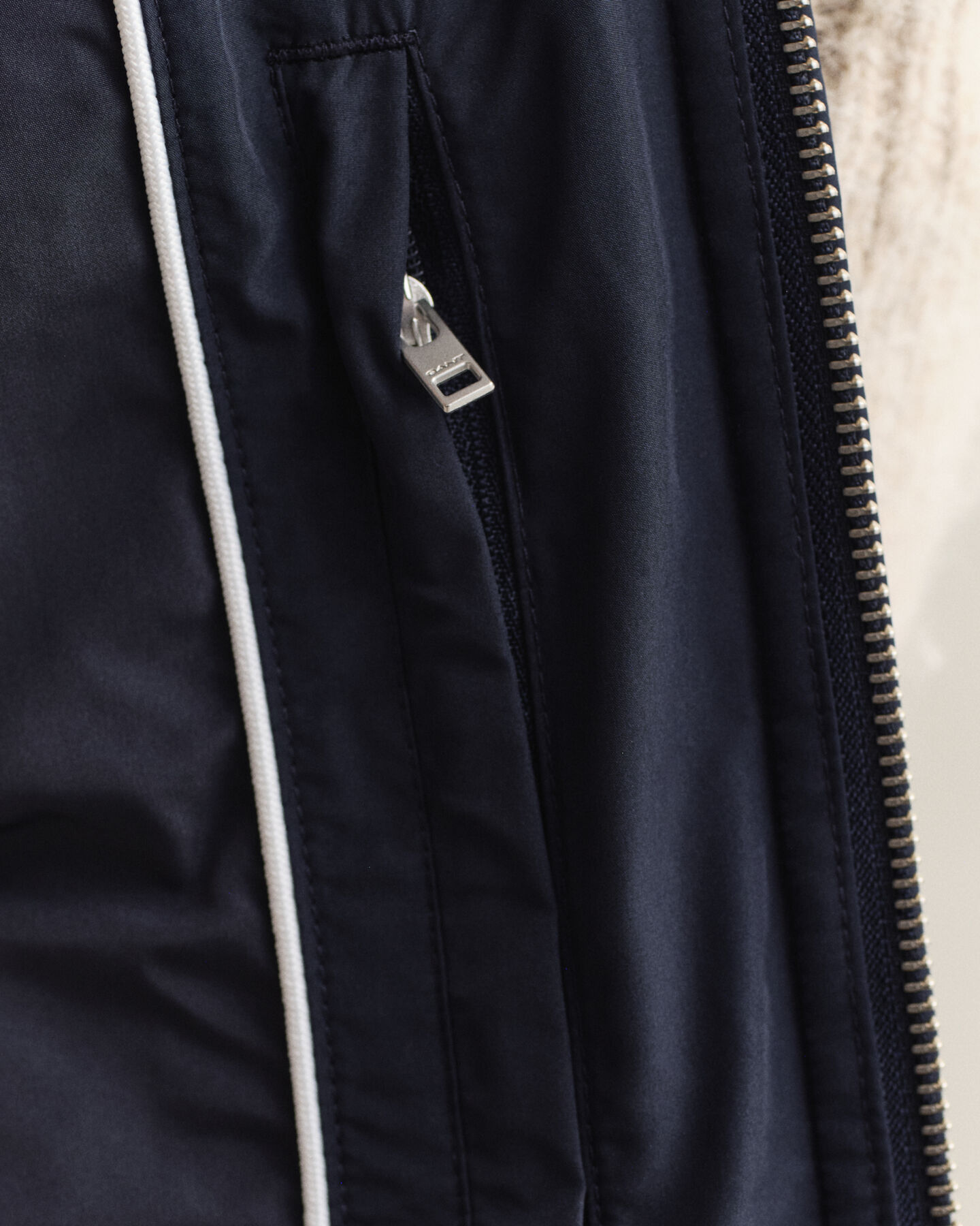 Quiltad Windcheater väst