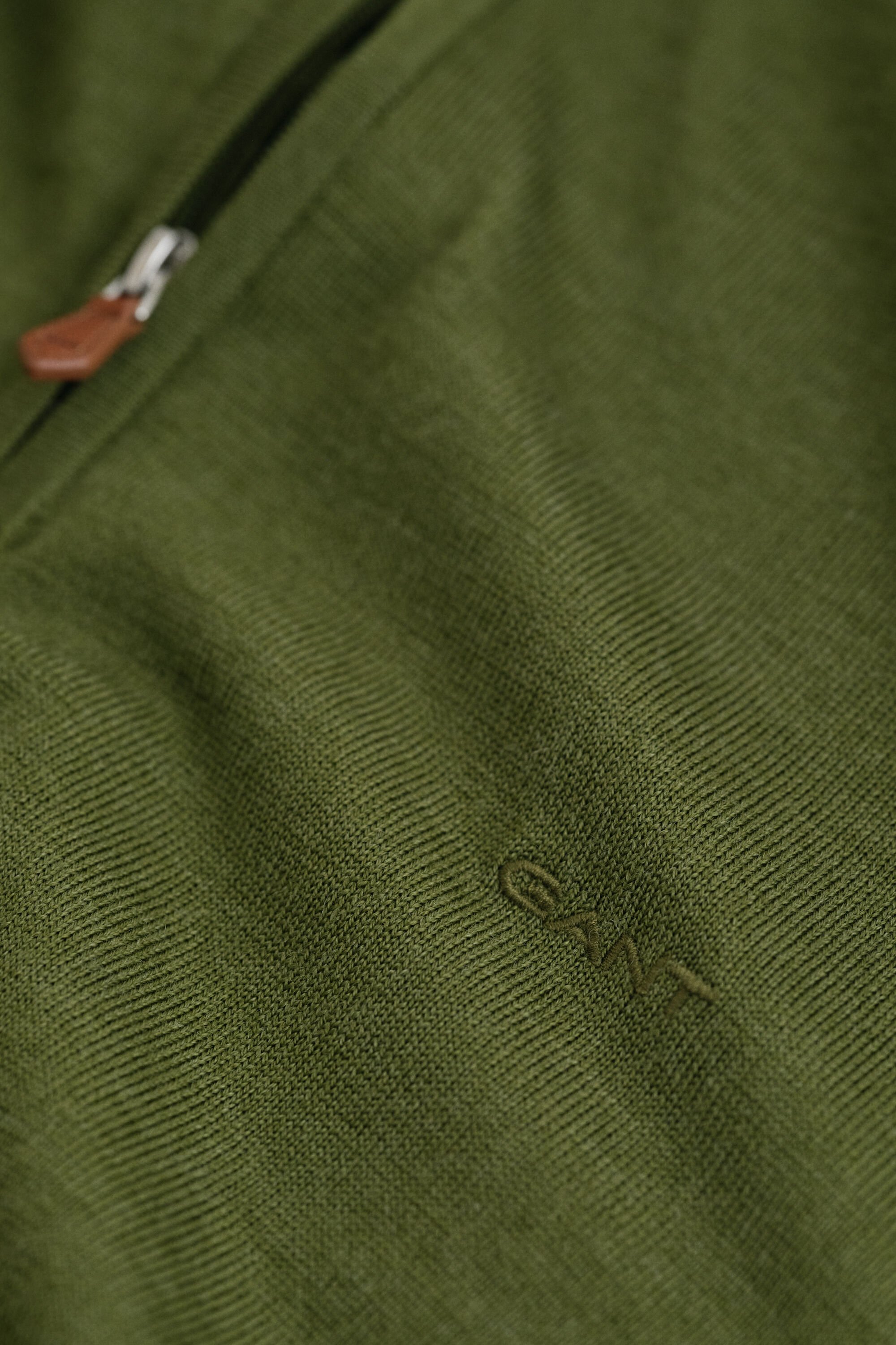 Tröja med half-zip i extra fin merinoull