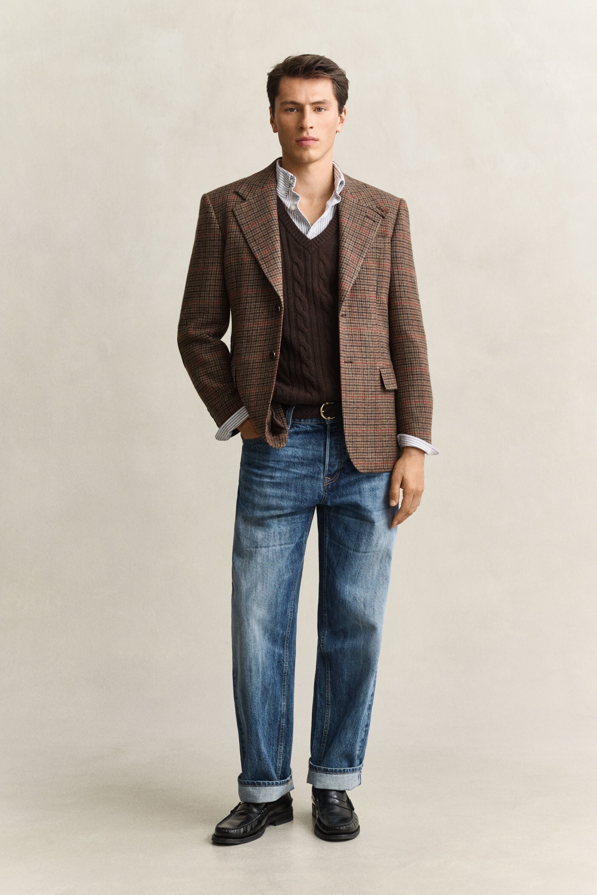 Sportjacka i brittisk tweed