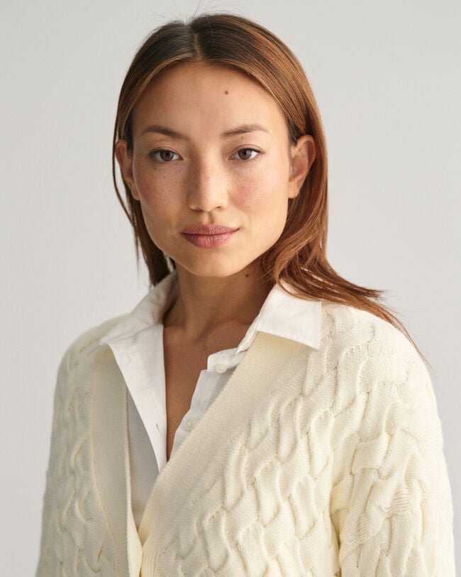 Bomullskofta med struktur